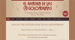 Desktop Screenshot of golondrinas.org