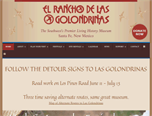 Tablet Screenshot of golondrinas.org